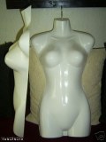 10 MANNEQUIN PLASTIQUE BUSTE PRÉSENTOIR POUR VITRINE