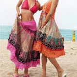 Jupe longue colorée