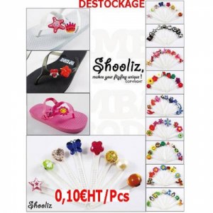 Lot de 80 shooliz pour tongs