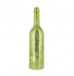 Bouteille lumineuse - vert - lampe d'ambiance