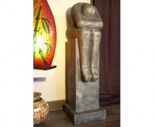 Lot de STATUES en PIERRE de 1mètre