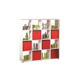 16 cubes de rangements - blanc