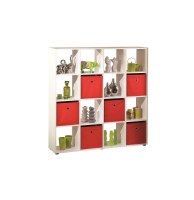 16 cubes de rangements - blanc