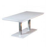 Table rectangulaire - blanc brillant