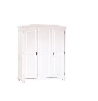Armoire - 3 portes - blanc