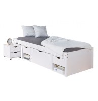 Lit multi-rangements - blanc