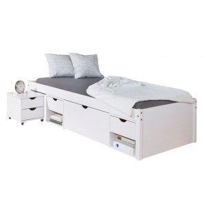 Lit multi-rangements - blanc