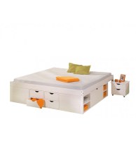 Lit multi-rangements - blanc