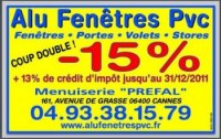 -15% SUR VOS FENETRES PREFAL