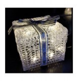 Cadeau lumineux - h 15 cm - lumière chaude