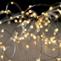 Guirlande intérieur 200 led - 10 m - blanc chaud