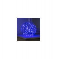 Guirlande cascade intérieur 400 led - 2 m - bleu