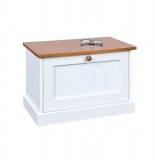 Table de chevet - 1 porte - blanc