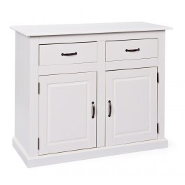 Bahut - 2 tiroirs 2 portes - blanc