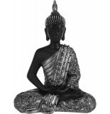 Statut buddha - noir - décoration