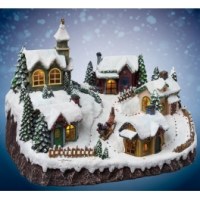 Décoration lumineuse - no Ğl - maisons et église