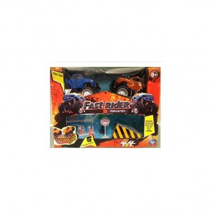 Lot de 2 voitures - 4 x 4 - accessoires