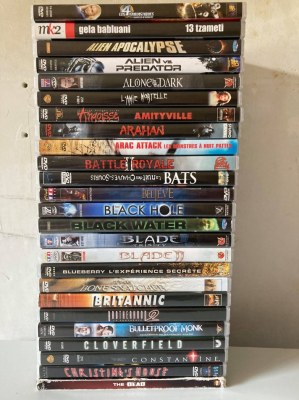 Lots de dvd d'occasion ( cartons de 25 )