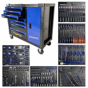 SERVANTE D'ATELIER KRAFTMULLER 8/7 TIROIRS JUMBO KING SIZE BLEU