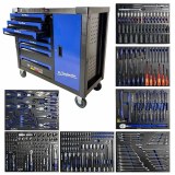 SERVANTE D'ATELIER KRAFTMULLER 8/7 TIROIRS JUMBO KING SIZE BLEU