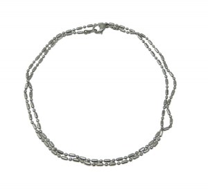 Lot de 100 CHAINES BOULES EN ACIER BIJOUX