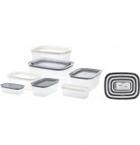 Boîtes de provision - lot de 7 - transparent