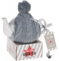 Théière avec deux accessoires - gris - coffret cadeau