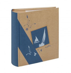 Album photos à pochettes 11,5 x 15 cm - 200 photos - kraftty - bleu