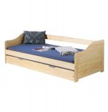 Lit avec tiroir - acacia - 190 x 90 cm