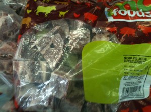 Bourguignon noix de joue