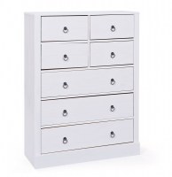 Commode - 7 tiroirs - blanc