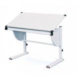 Bureau - métal laqué - blanc