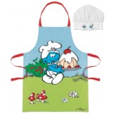 Tablier et toque - les schtroumpfs - enfants