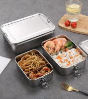 Boîtes Repas Pique-nique Étanches en Acier Inox 304