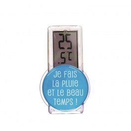 Thermomètre extérieur - bleu