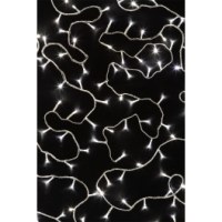 Guirlande lumineuse 300 leds blanches - 18 m - 8 fonctions
