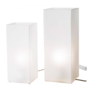 Lot 2 lampe  lumières lampions en verre poli NEUFS