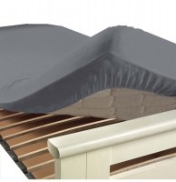 Drap housse - 90 x 190 cm - gris