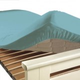 Drap housse 2 personnes - 140 x 190 cm - bleu clair