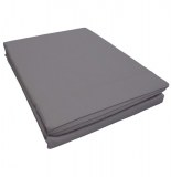 Drap 2 personnes - 240 x 300 cm - gris