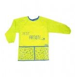 Tablier pour enfant à manches longues plastifié - vert