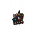 Figurine renne avec cadeaux - décoration lumineuse