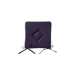 Galette de chaise - lot de 4 - 40 x 40 cm - violet
