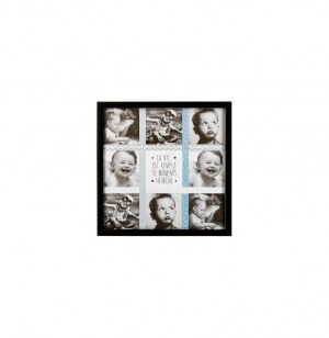 Cadre pêle-mêle - 8 photos - bleu