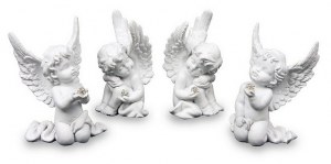 Lot de 4 Anges