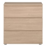 Commode - 3 tiroirs - chêne - romy