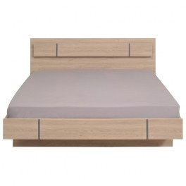 Lit - 200 x 170 cm - chêne - romy