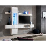 Ensemble tv - blanc mat - 1 porte
