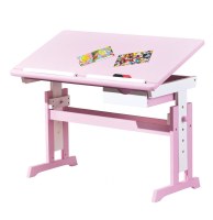 Bureau - enfants - rose