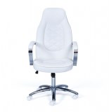 Chaise de bureau - brenta - blanc